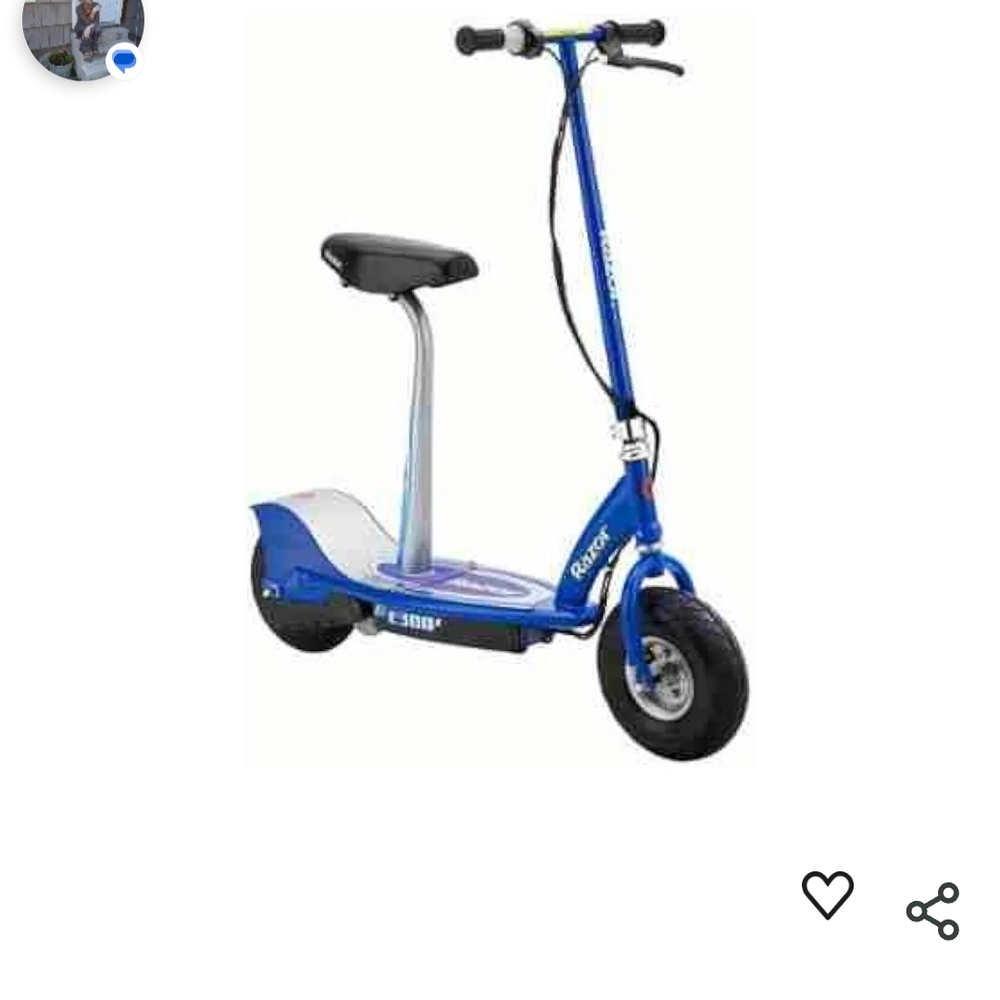 Razor Blue and Black Scooters for Dynamic Riding